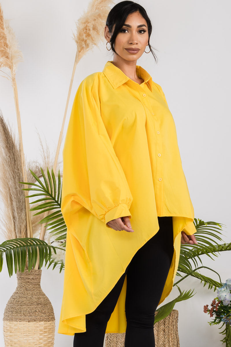 T304X - HI-LO LONG SLEEVE SHIRT