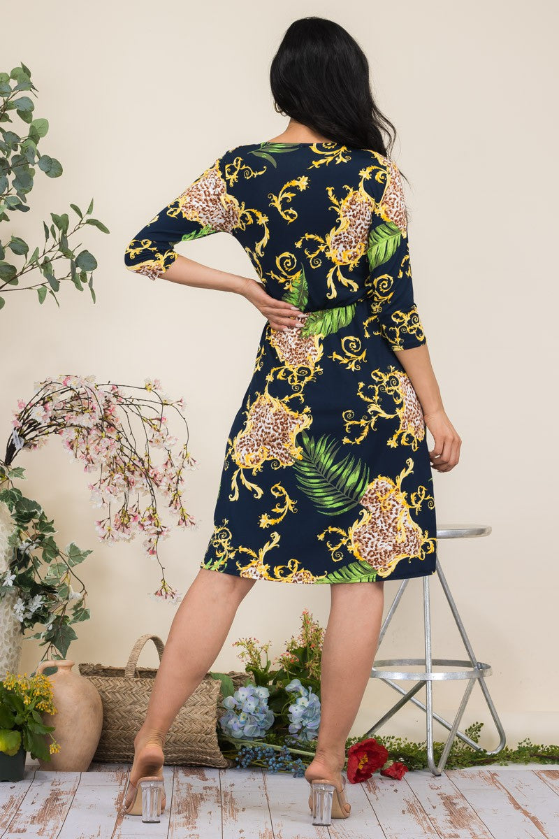 HH467X-LP - MIDI WRAP DRESS