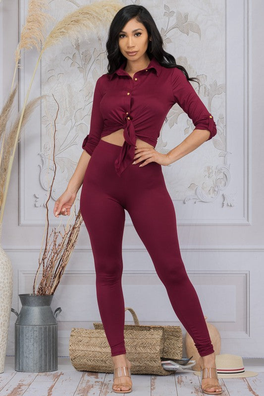 HH630X-SD - CONJUNTO DE 2 PIEZAS DE TOP Y PANTALONES