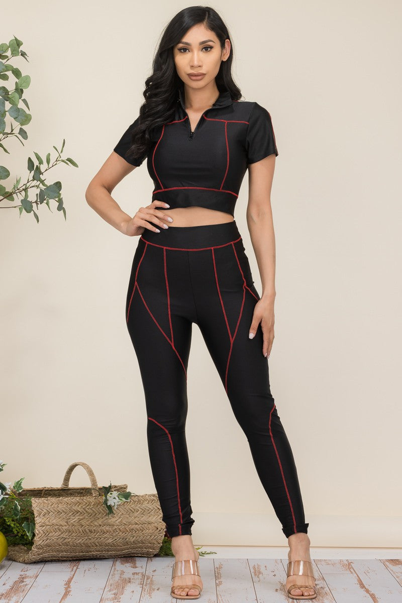 HH640R-SL - 2 PC PANT SET WITH MASK
