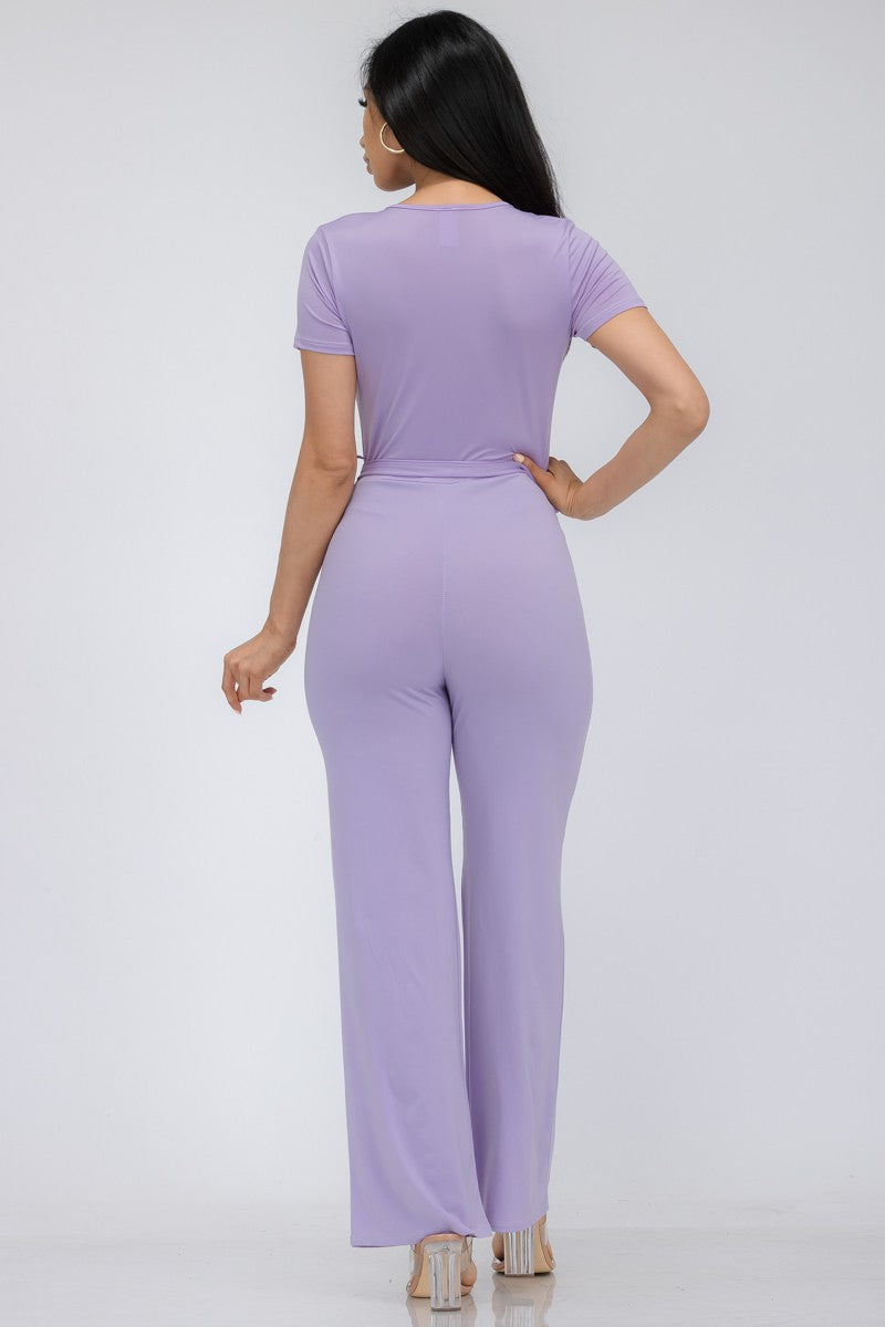 HH557R-SOLID - WIDE LEG JUMPSUIT