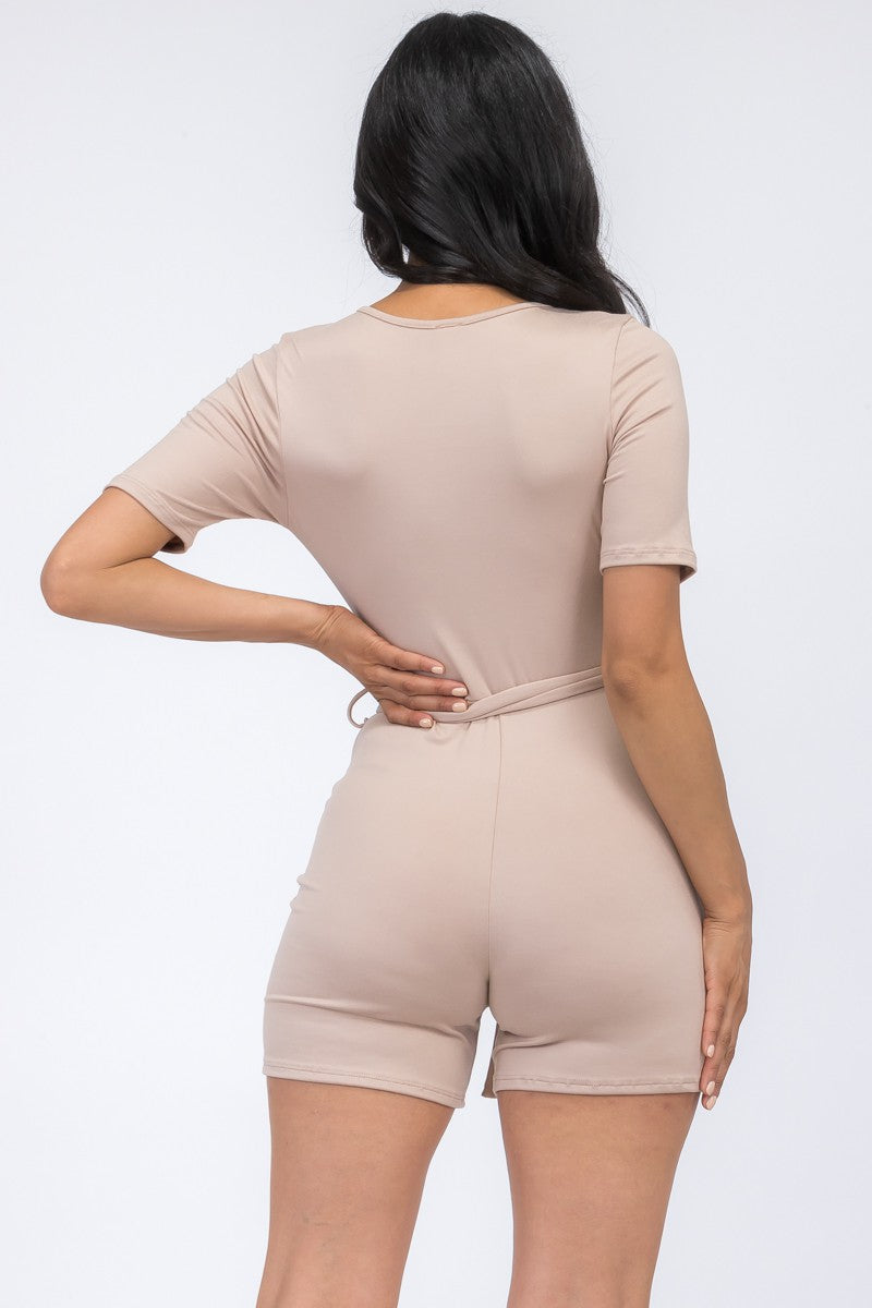 HH529X-SOLID - SHORT SLEEVE SOLID ROMPER