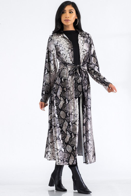 HH530R-P SNAKE PRINT DUSTER