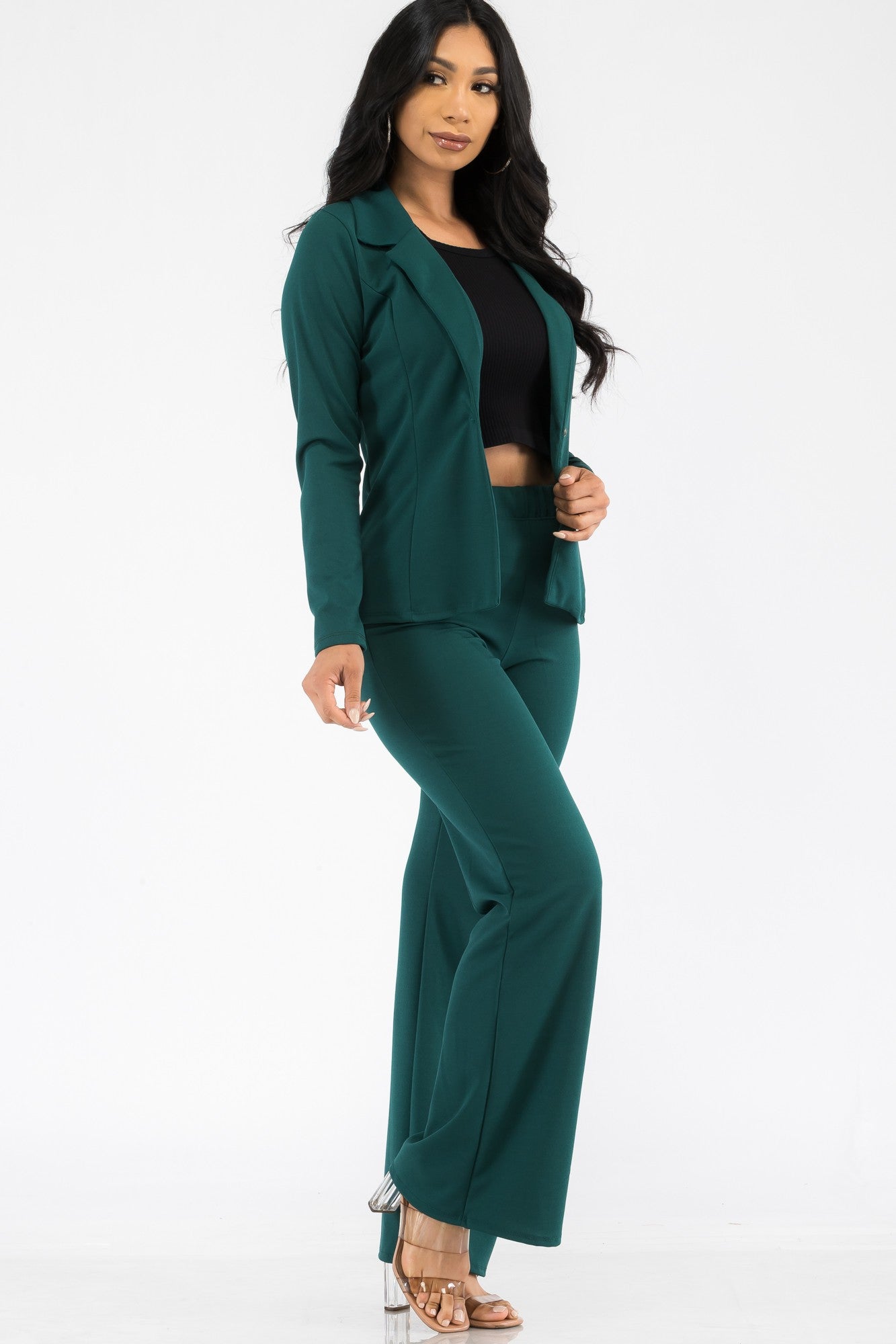 HH715X-SL - 2PC BLAZER AND PANT SUIT