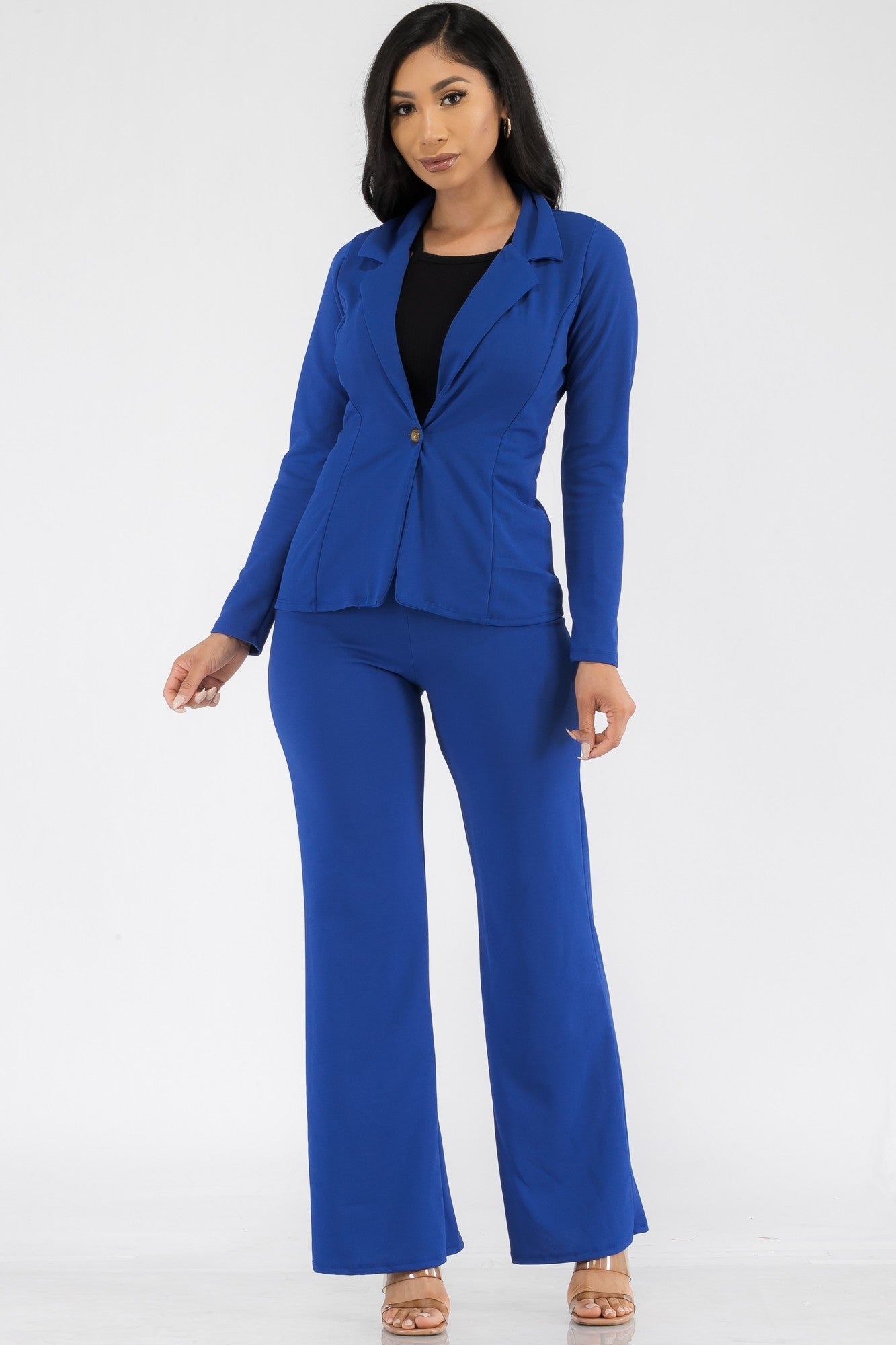 HH715X-SL - 2PC BLAZER AND PANT SUIT