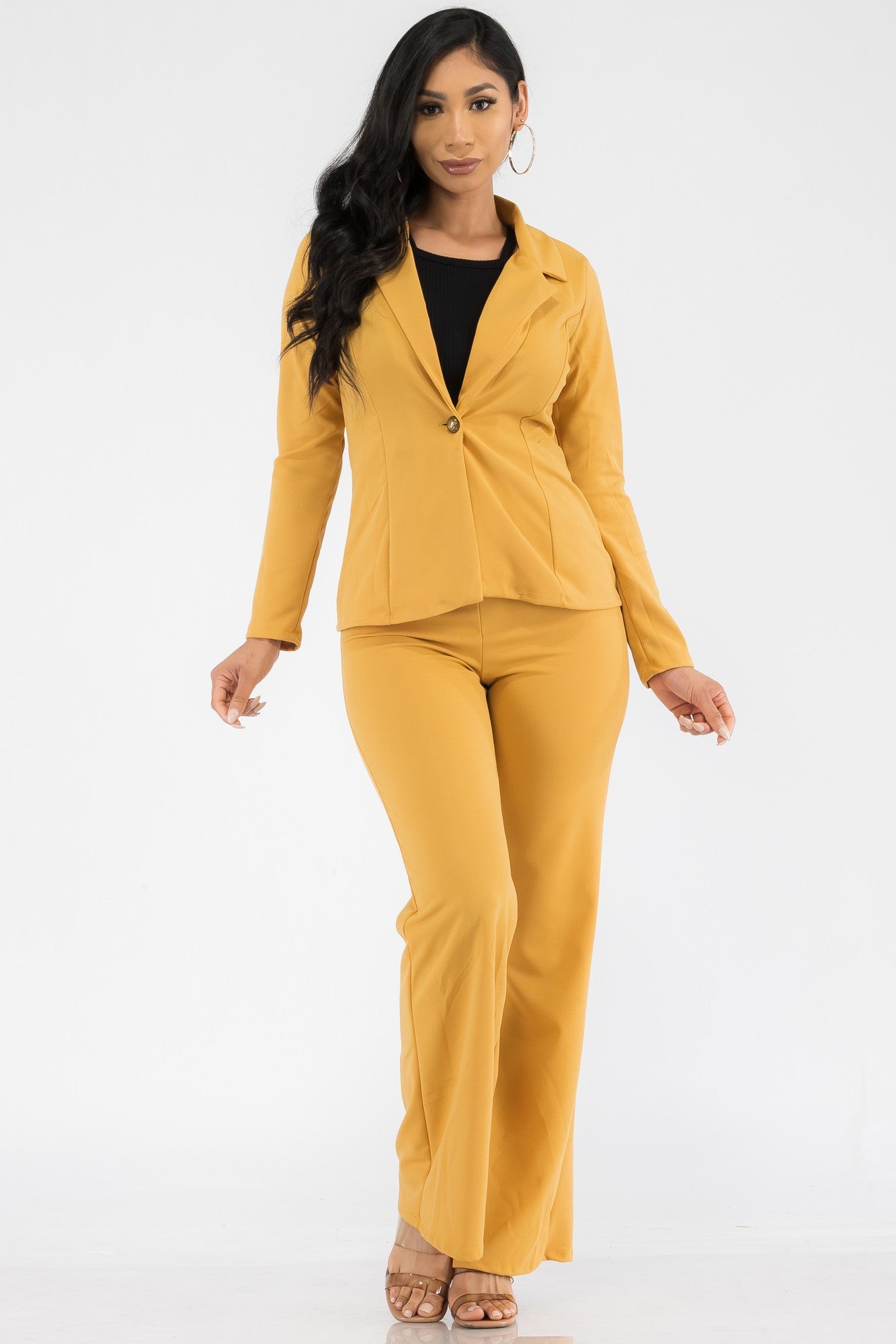 HH715X-SL - 2PC BLAZER AND PANT SUIT