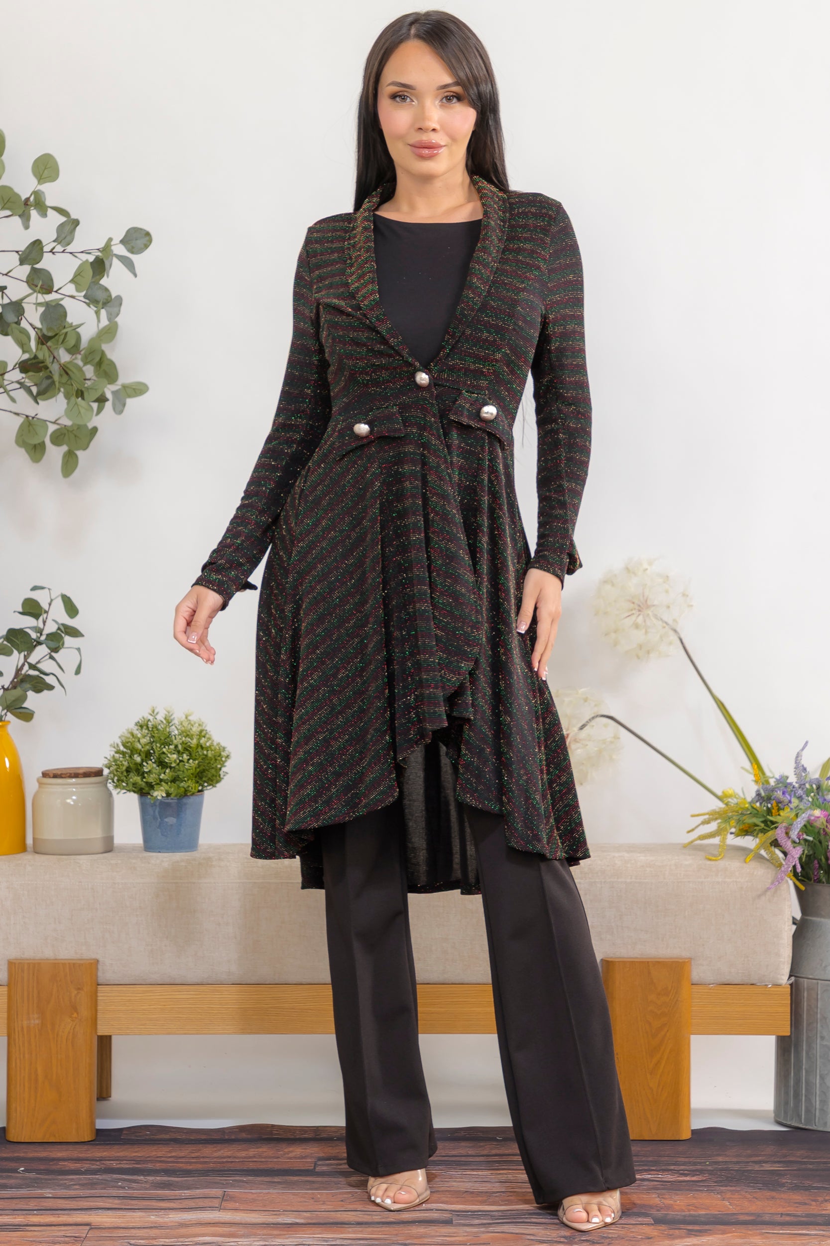 HH744-MET Long Sleeve  Cardigan