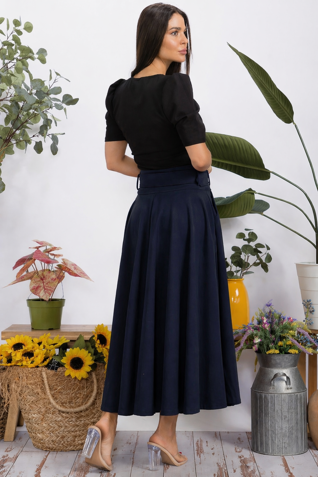 S25670 - Luxe Flow Maxi Skirt