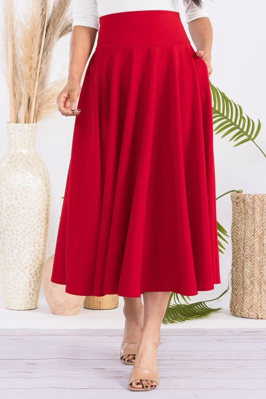 HH746R-S2 MAXI SKIRT