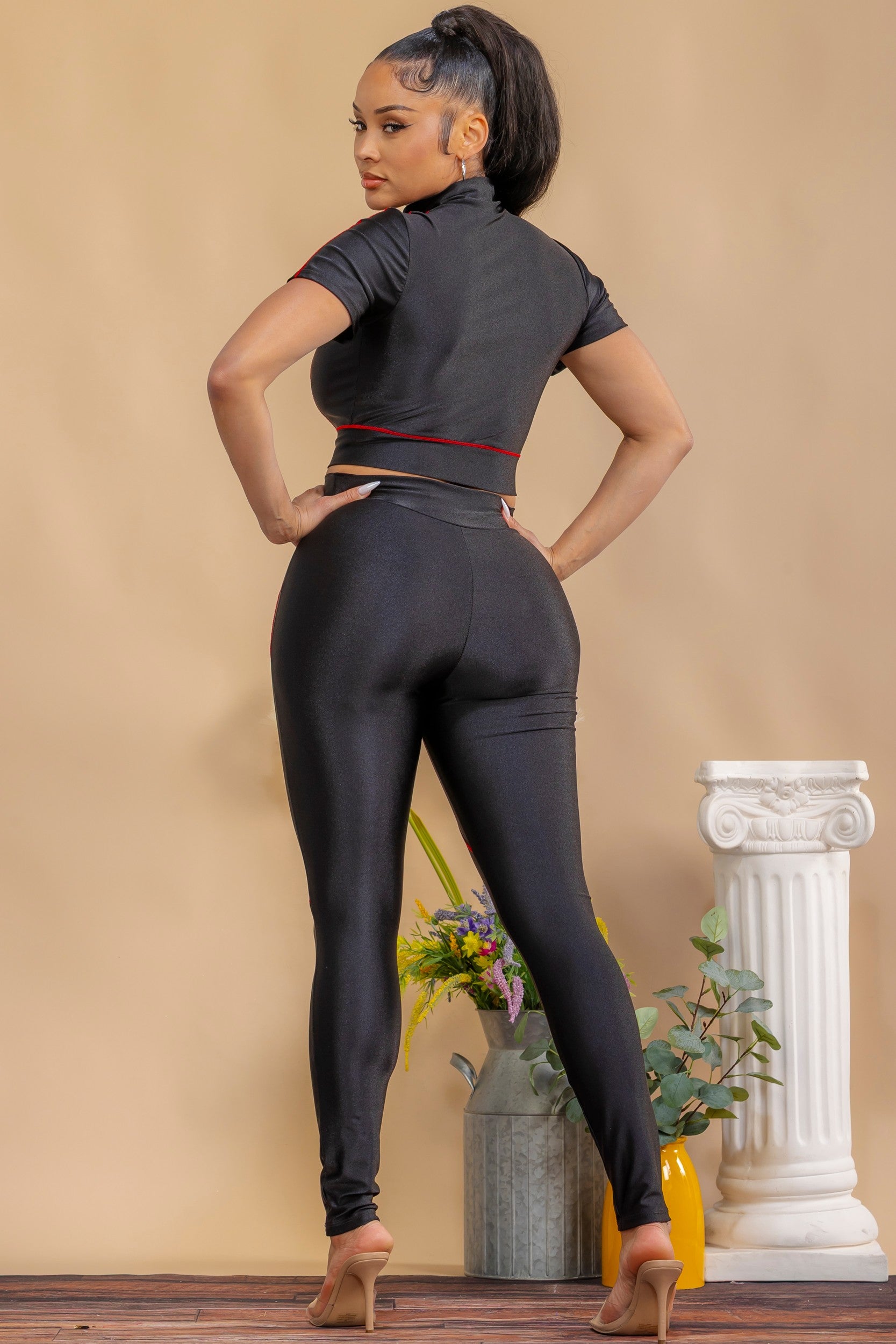 HH640 - 2 PC PANT SET WITH MASK
