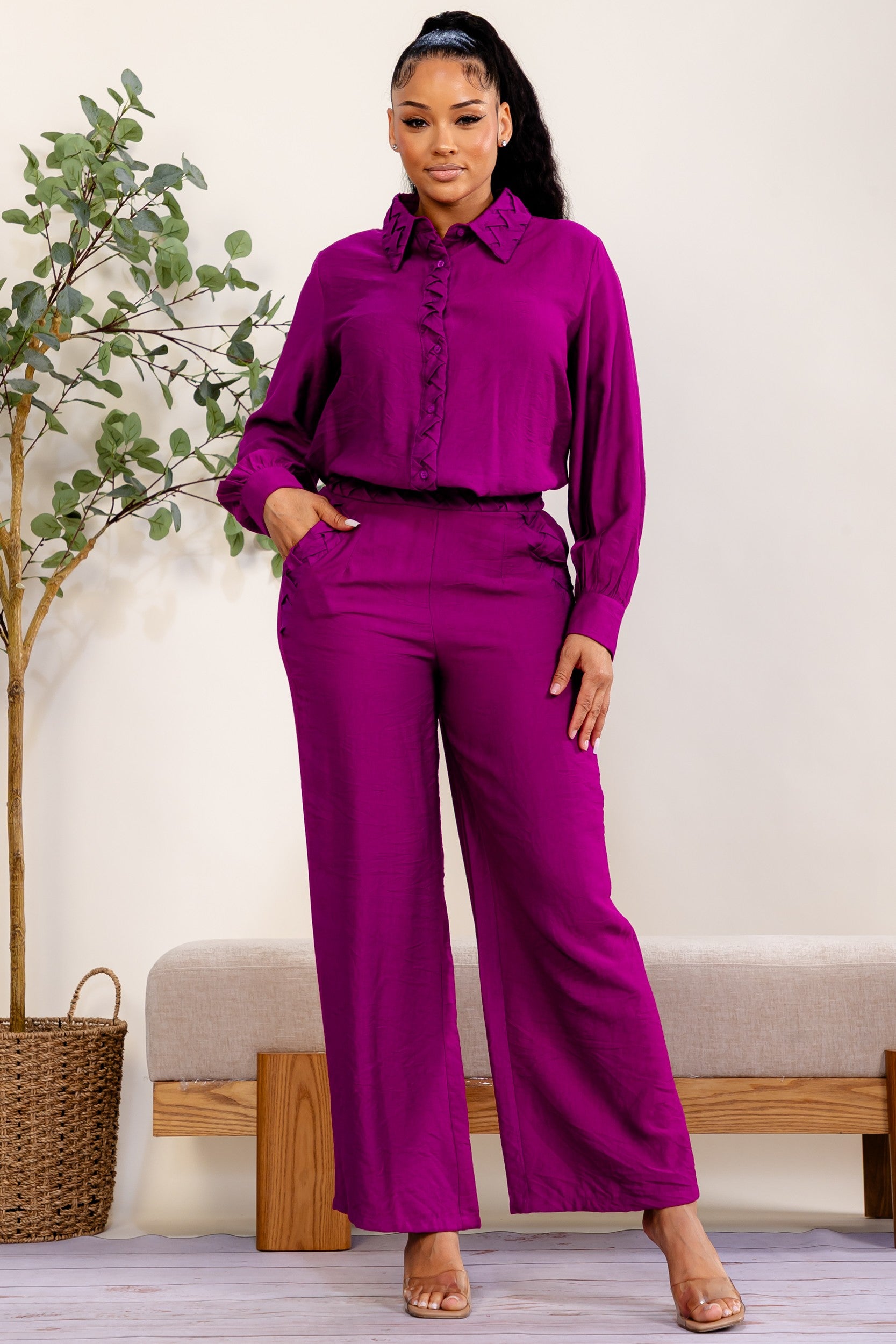 YS127-R - Harper Braided Set
