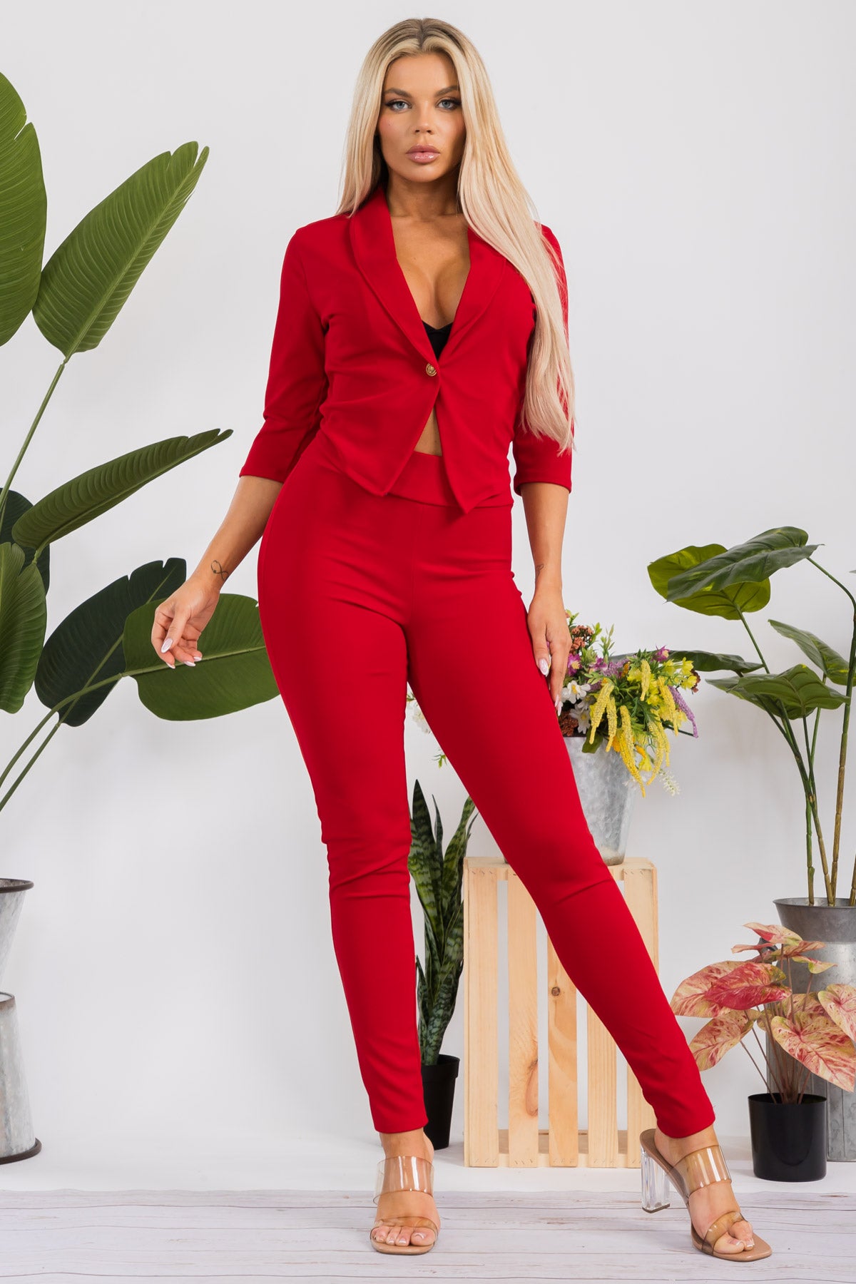 HH520X-SOLID - 2PC PANT AND JACKET SET