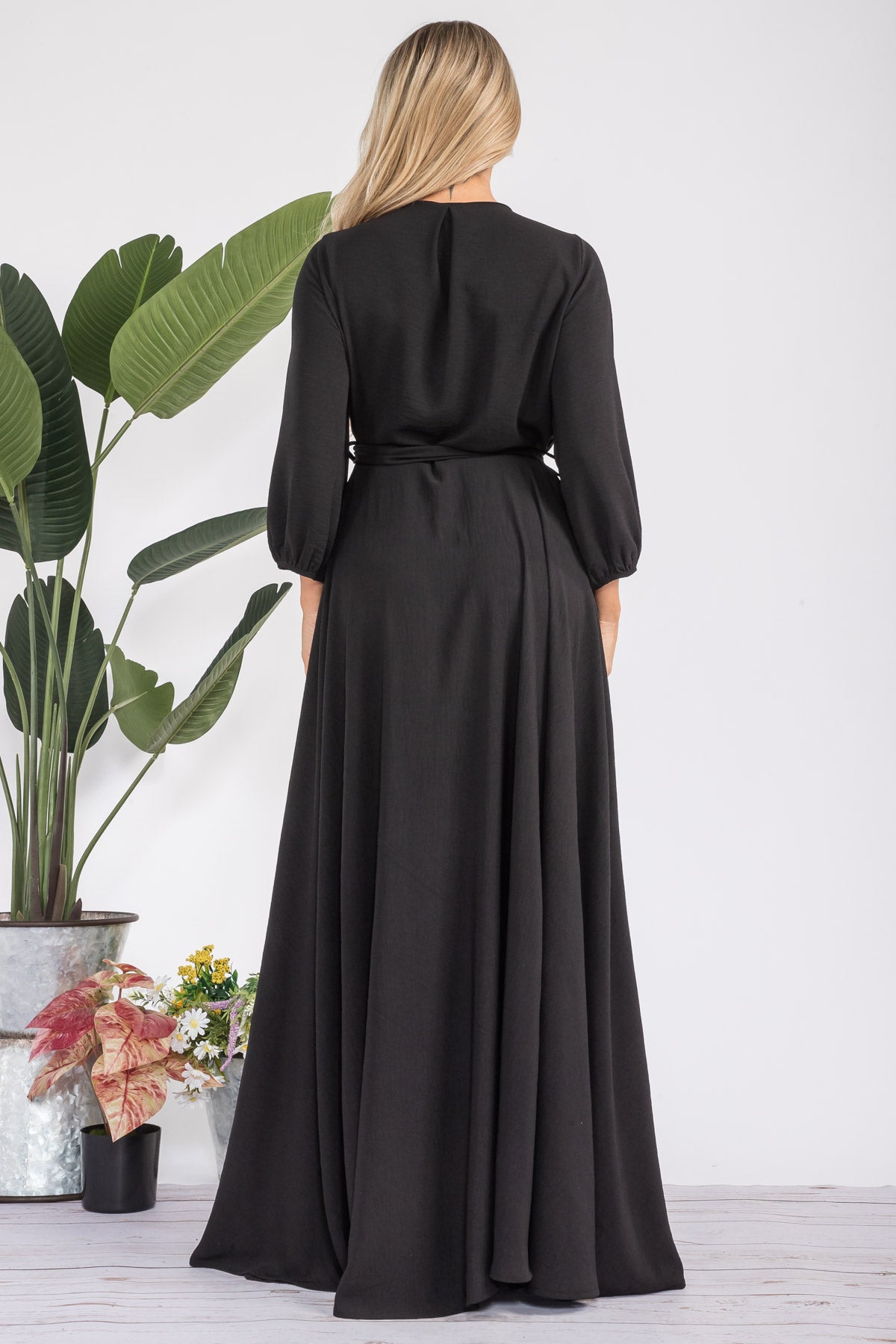 HH568X-S - LONGSLEEVE MAXI DRESS