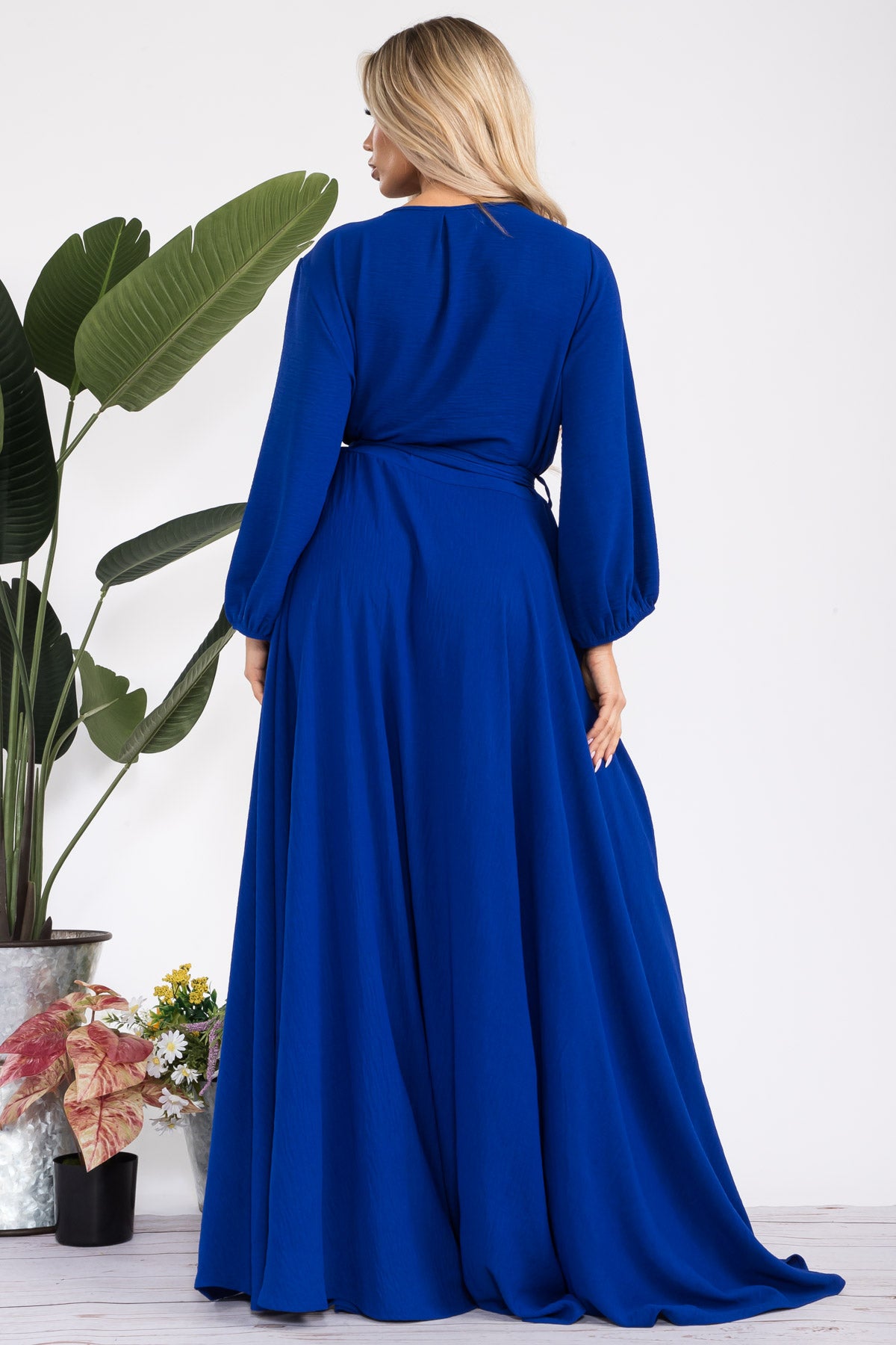 HH568X-S - LONGSLEEVE MAXI DRESS