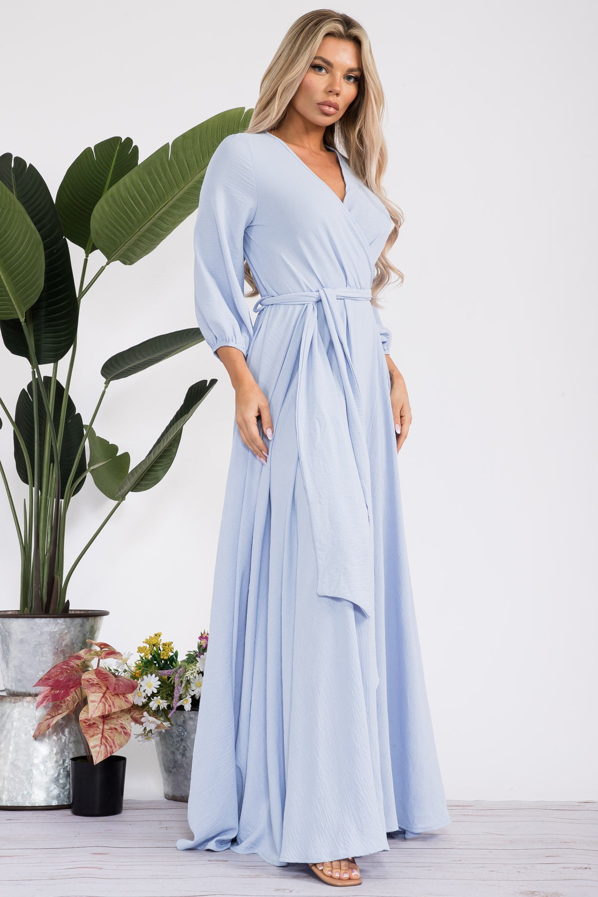 HH568X-S - LONGSLEEVE MAXI DRESS