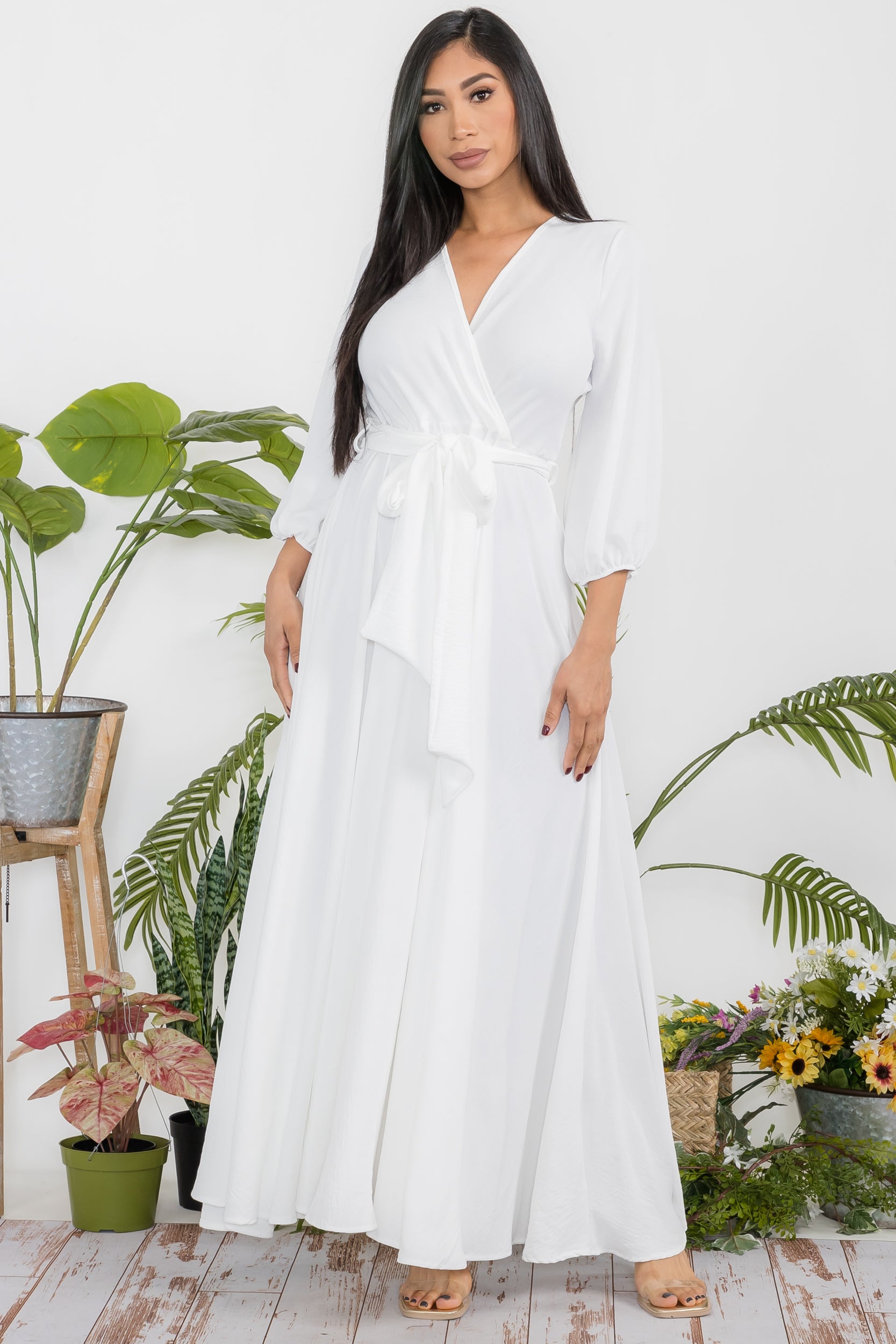 HH568R-S1 - LONGSLEEVE MAXI DRESS