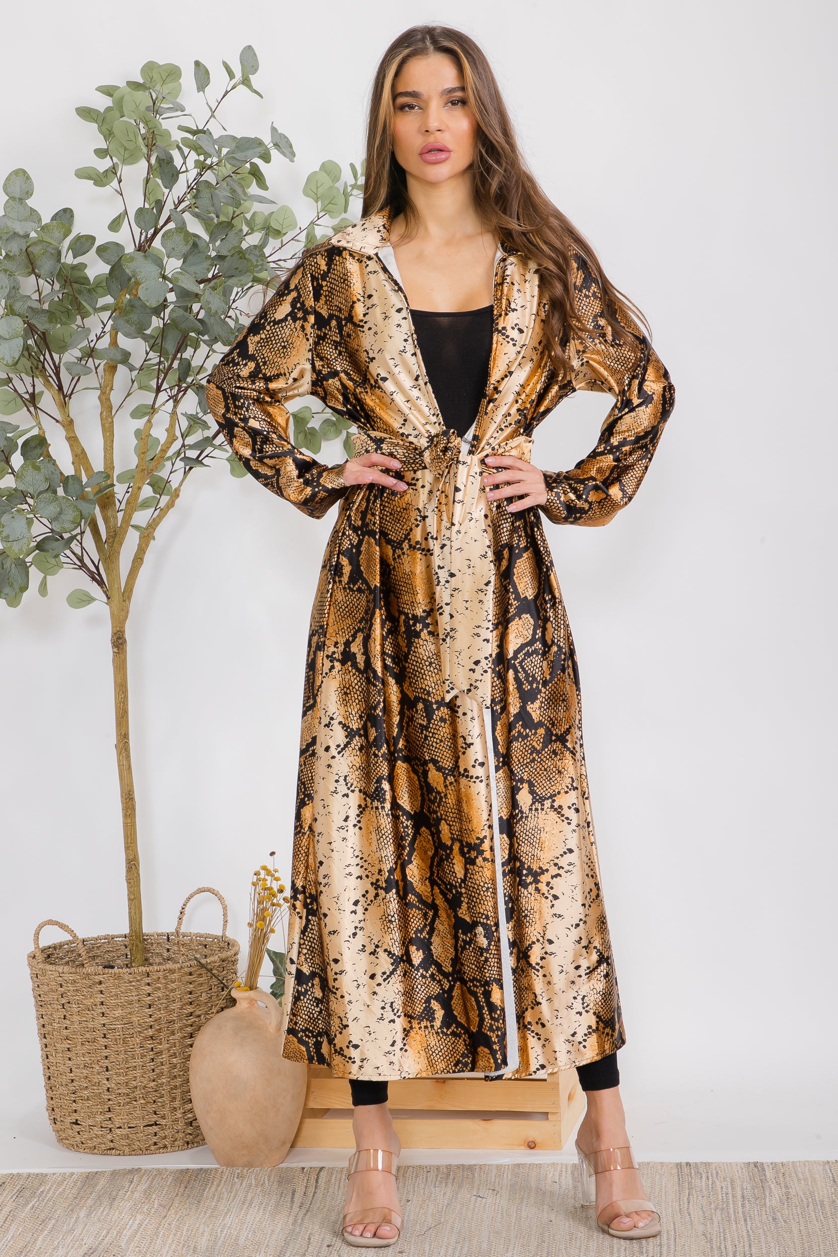 HH530R-P SNAKE PRINT DUSTER
