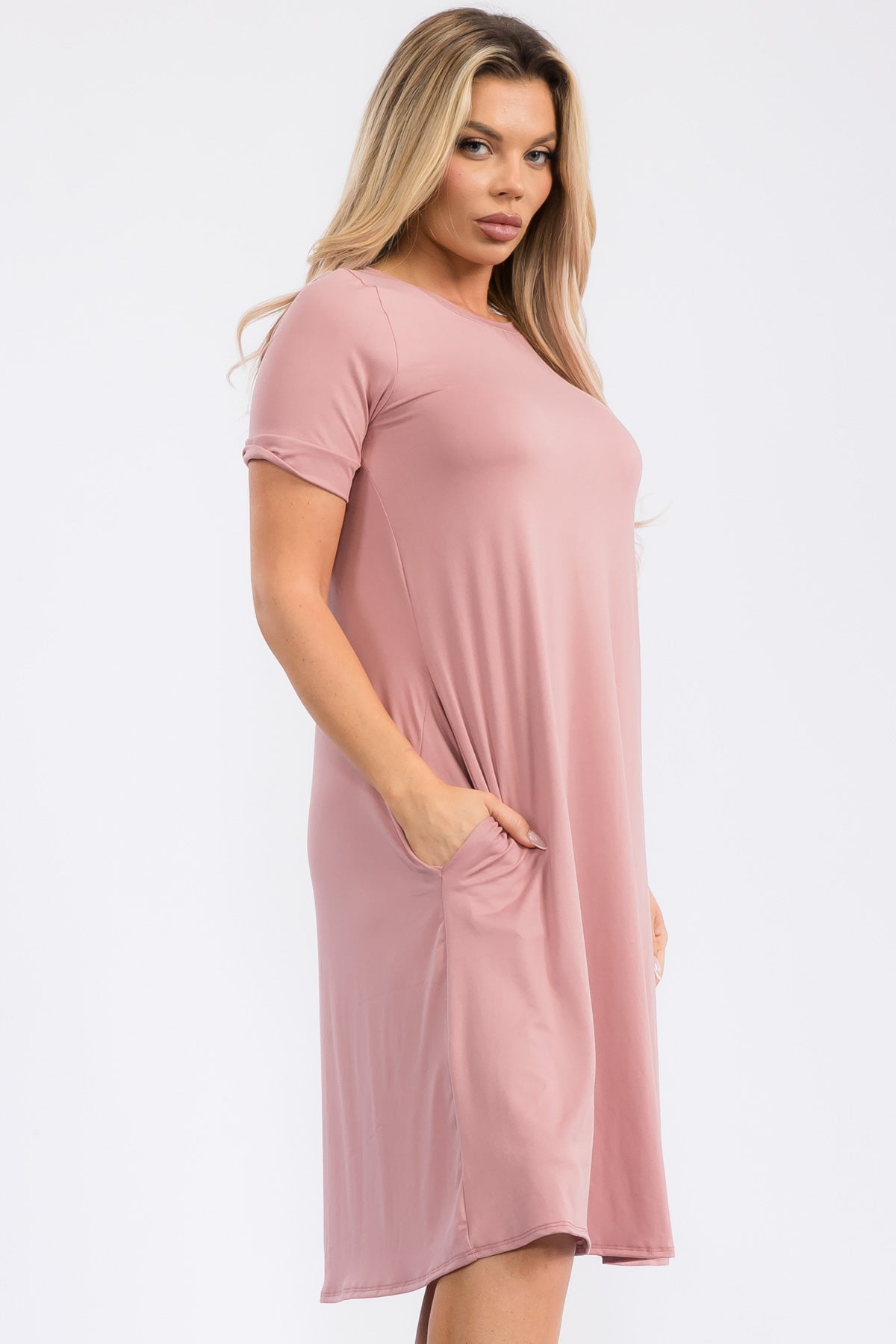 SAN136X-S Tunic Dress with Pockets