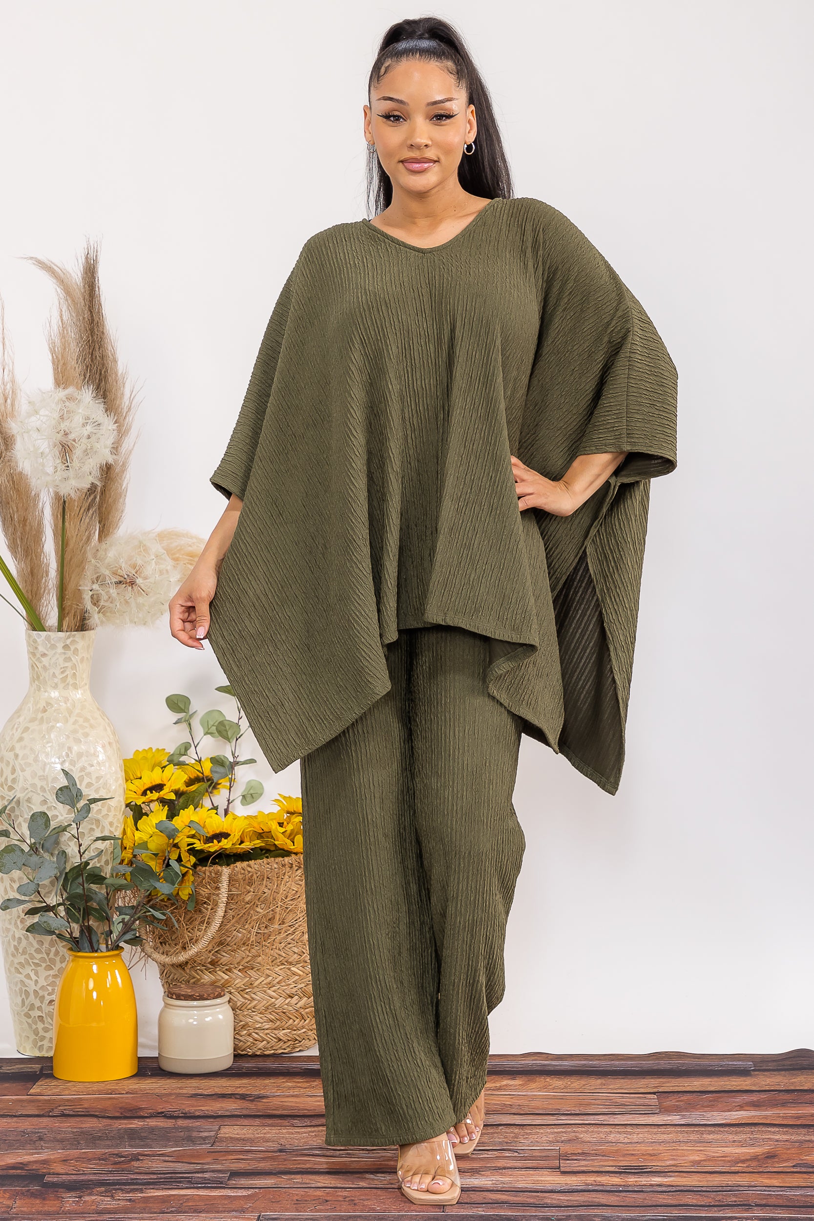 HH788-R 2-Piece OVERSIZED Top & Pants