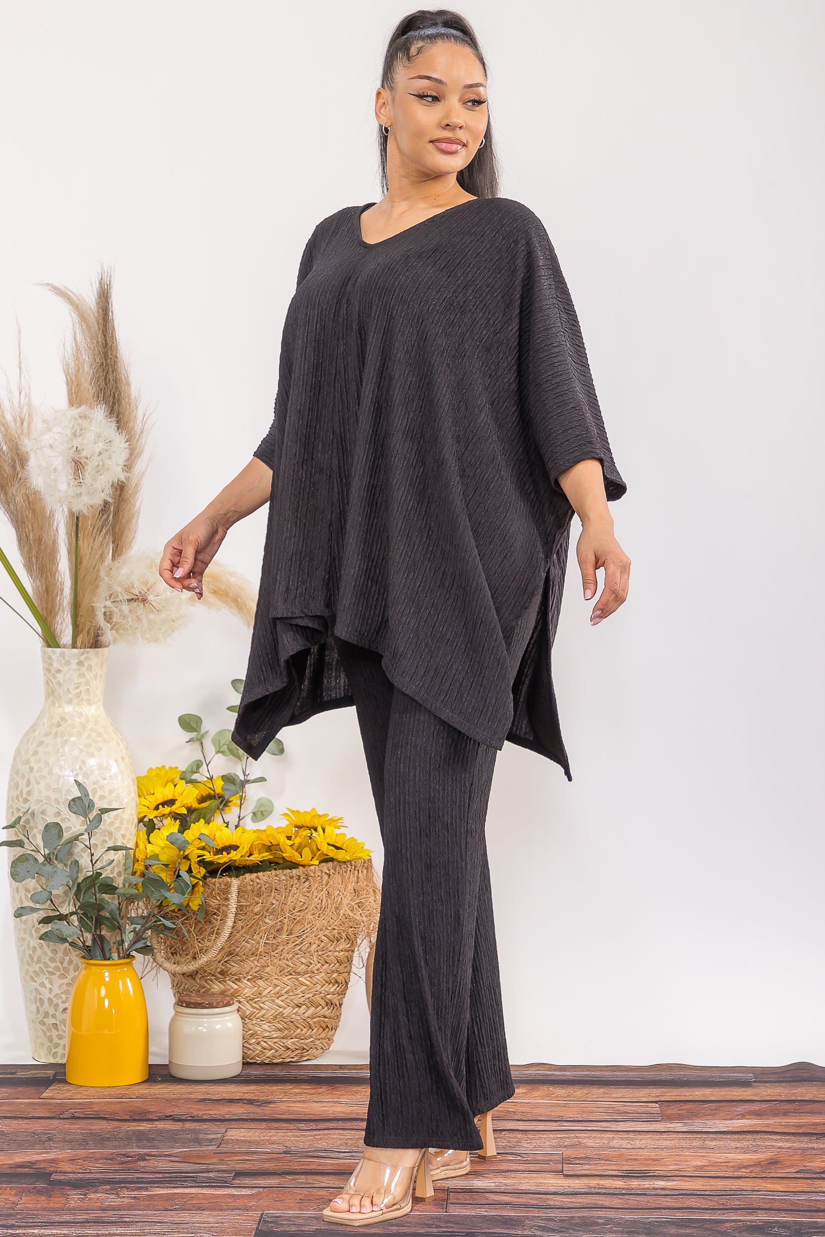 HH788-X Plus Size 2-Piece OVERSIZED Top & Pants