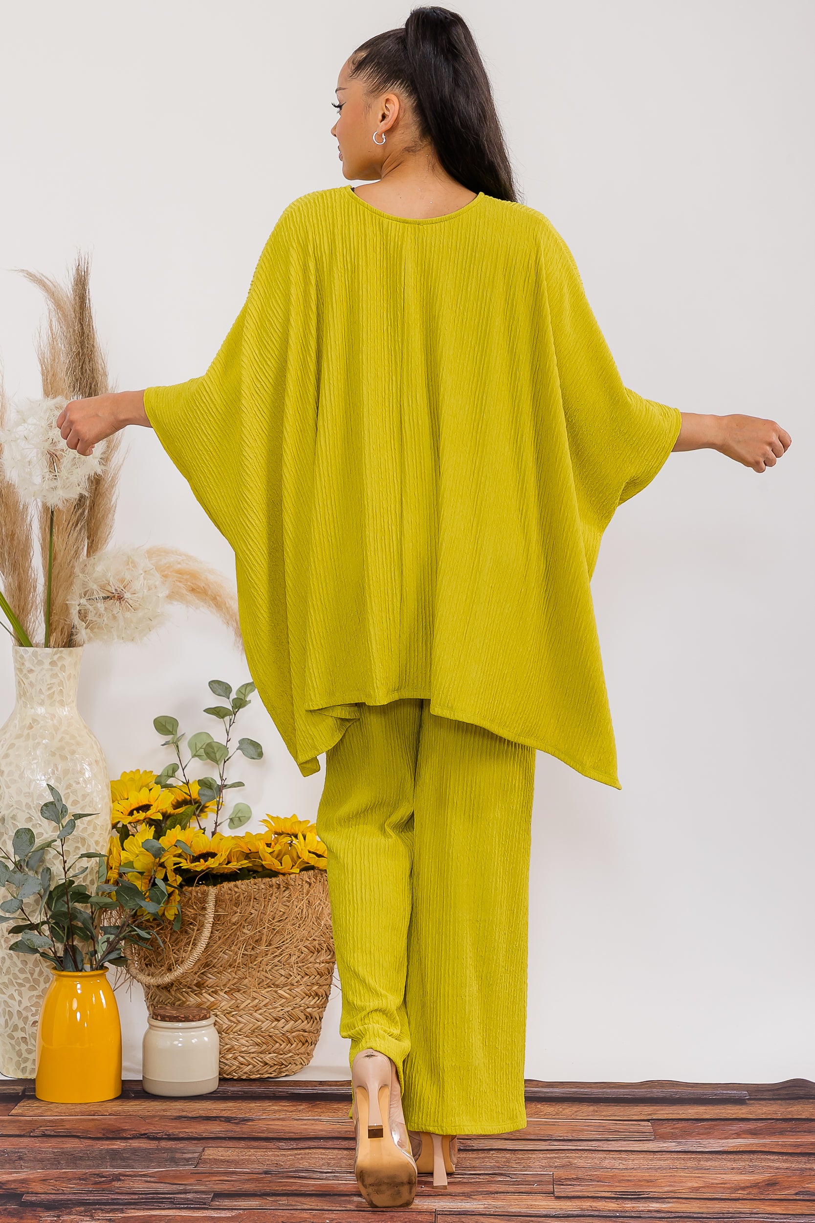 HH788-X Plus Size 2-Piece OVERSIZED Top & Pants