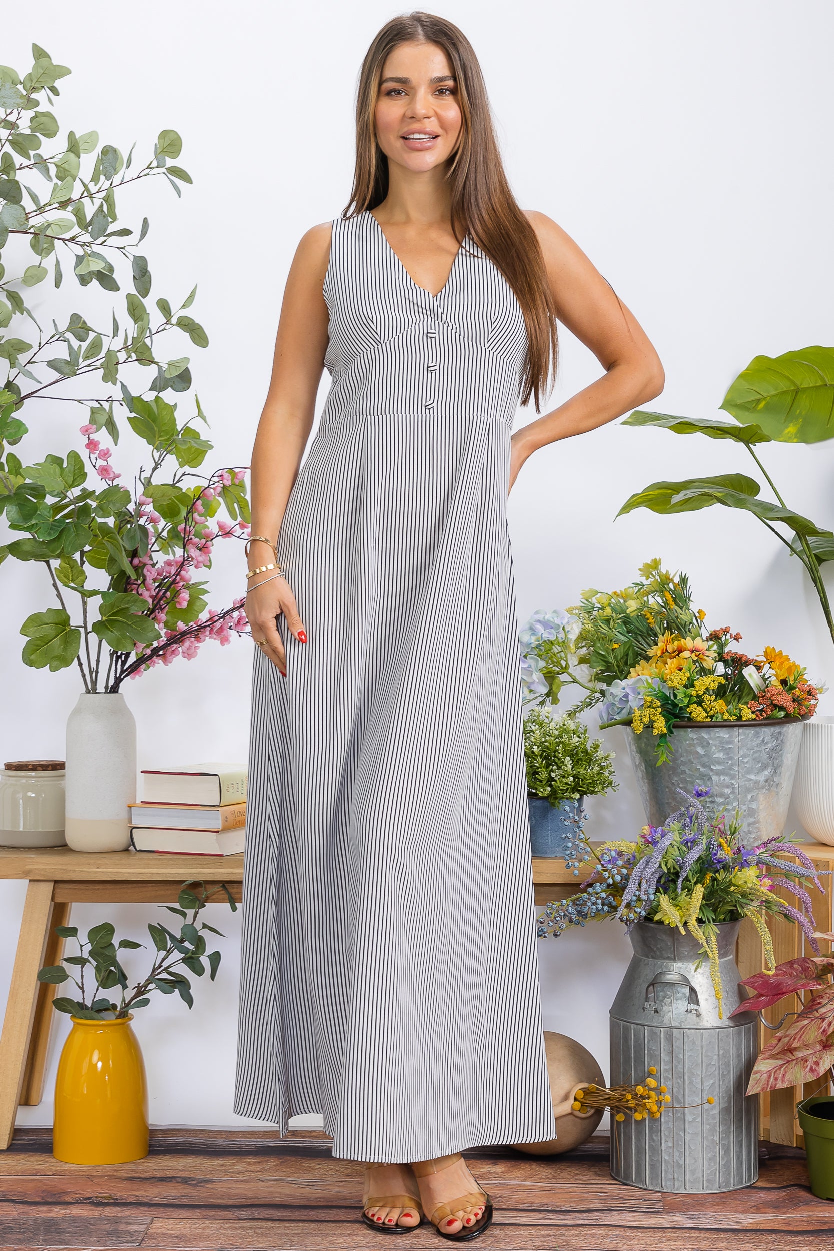 3051 BABYDOLL MAXI DRESS