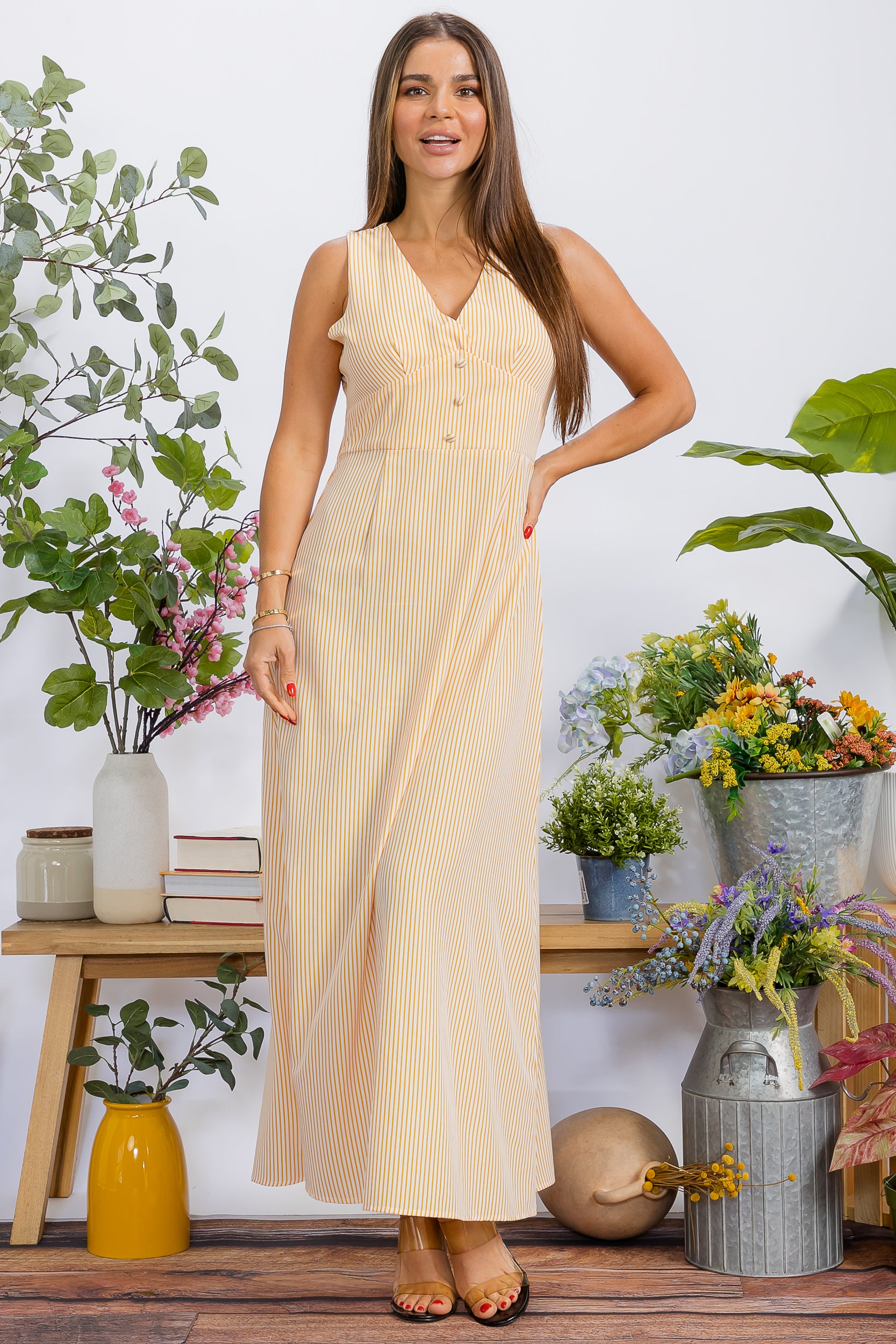 3051 BABYDOLL MAXI DRESS