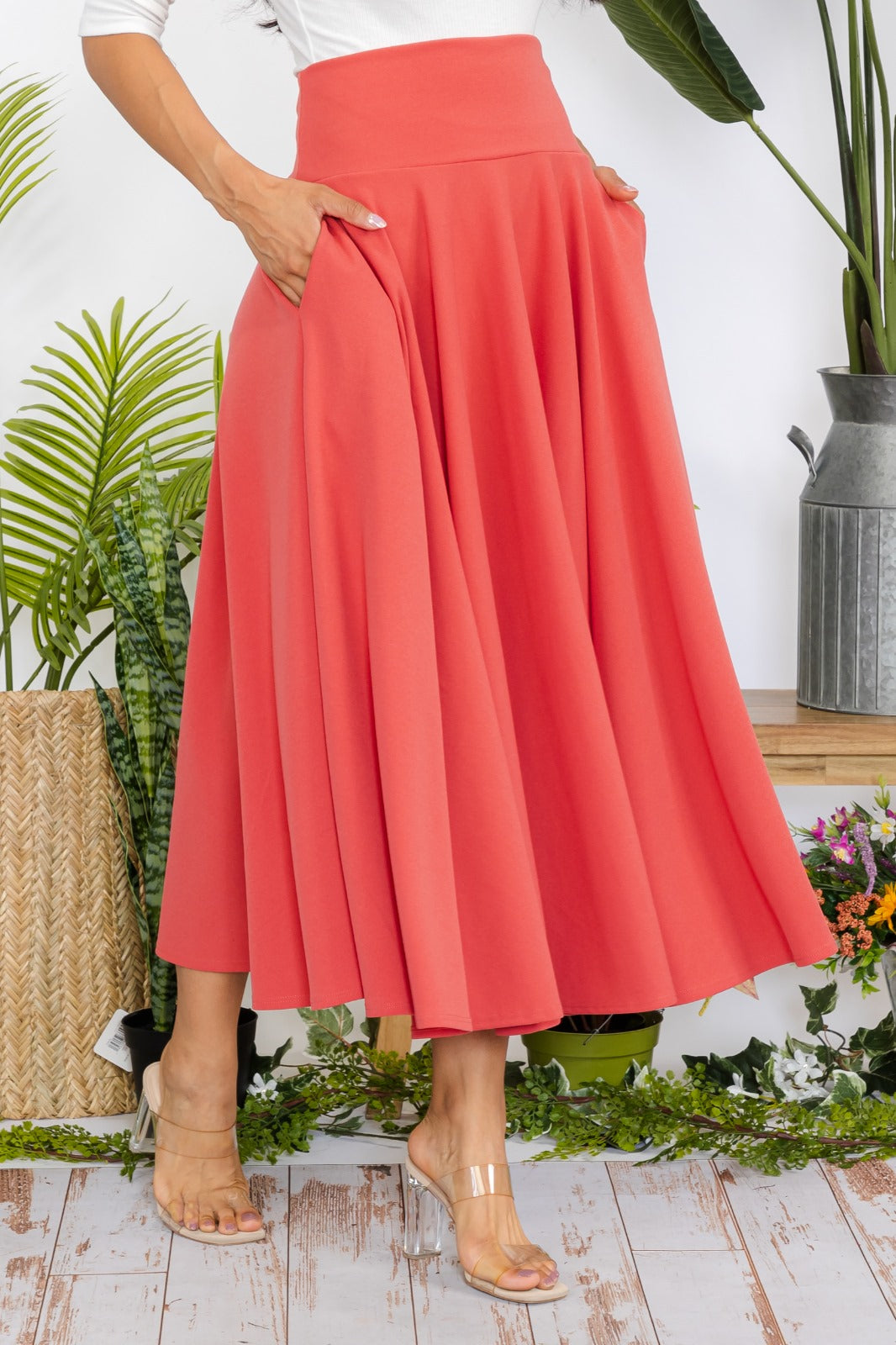 746S Maxi Skirt with Pockets