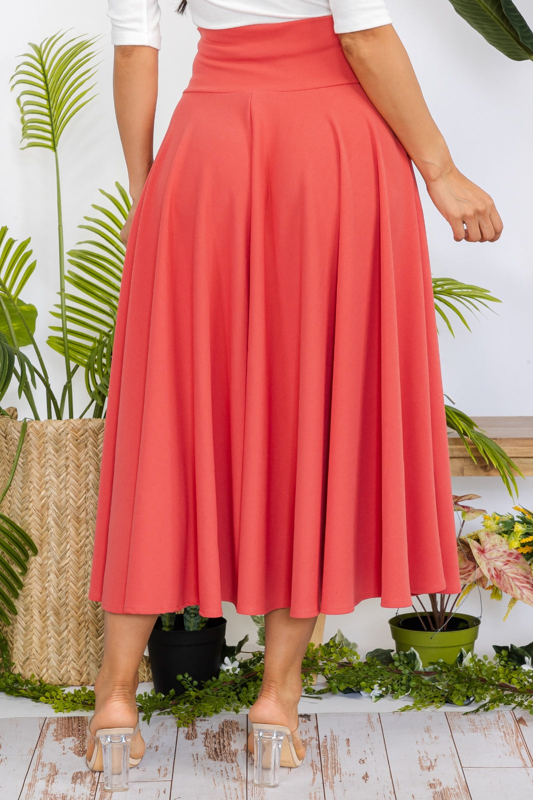 HH746R-S Maxi Skirt with Pockets