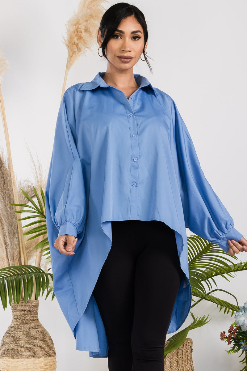 T304R - HI-LO LONG SLEEVE SHIRT