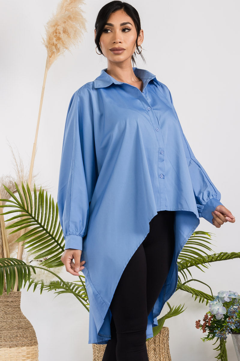 T304R - HI-LO LONG SLEEVE SHIRT