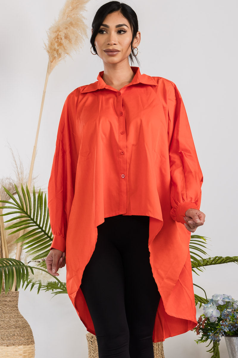 T304R - HI-LO LONG SLEEVE SHIRT