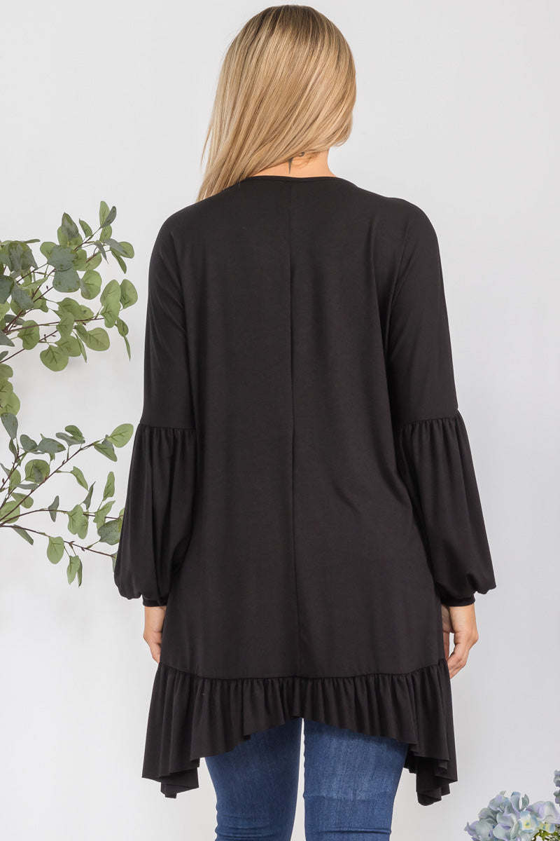 HH428R-SOLID - Long Sleeve Tunic