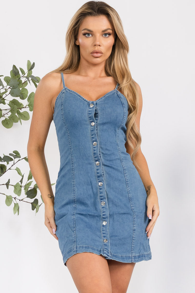 ID174 - Mini Denim Dress