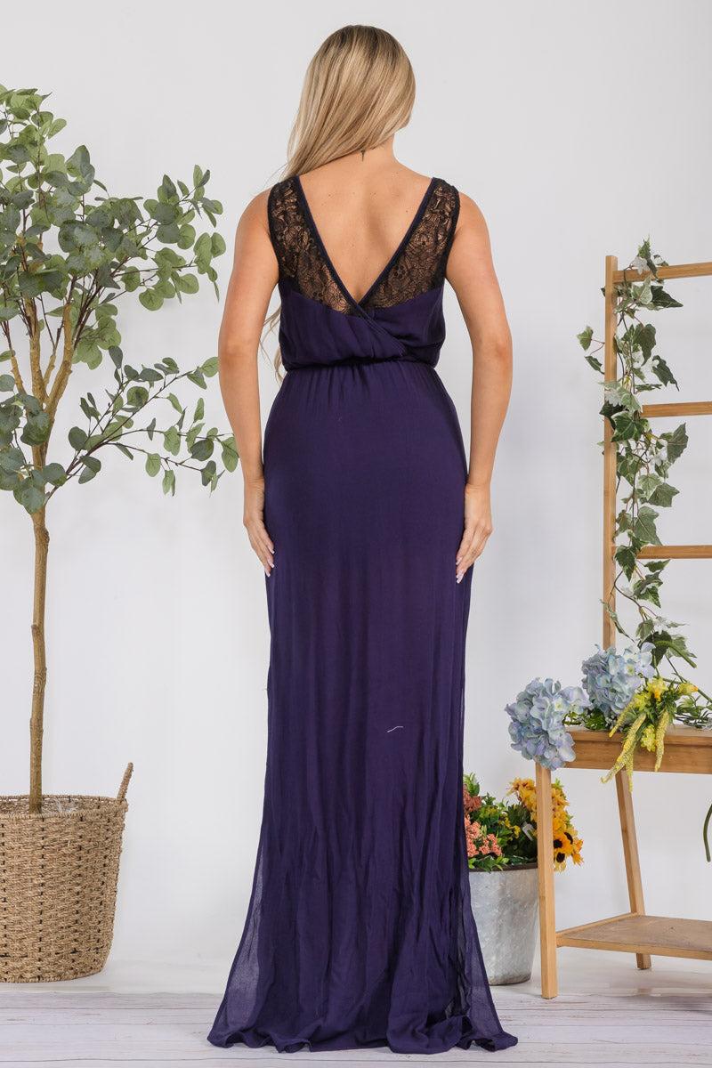 F8578 - SLEEVELESS MAXI DRESS